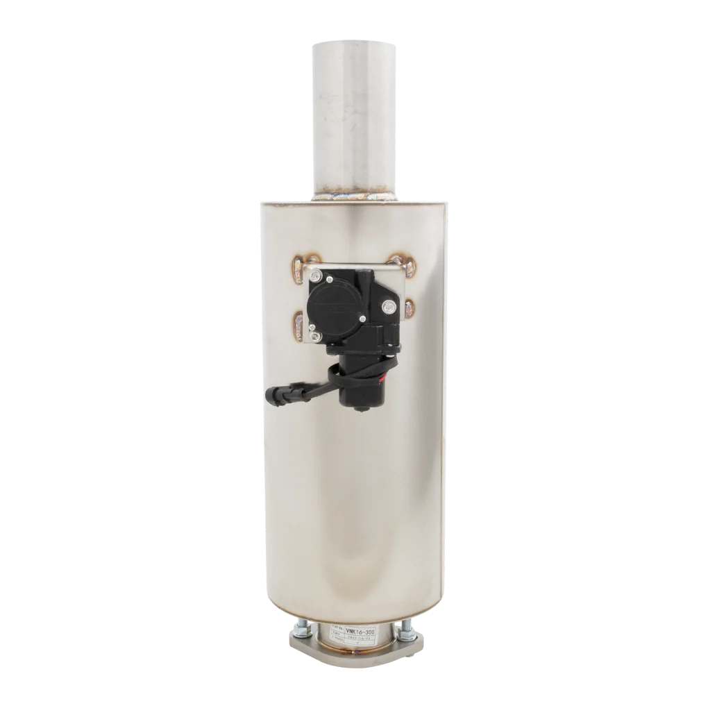 3 Inch Inlet 7 Inch Round Varex Muffler - Image 3