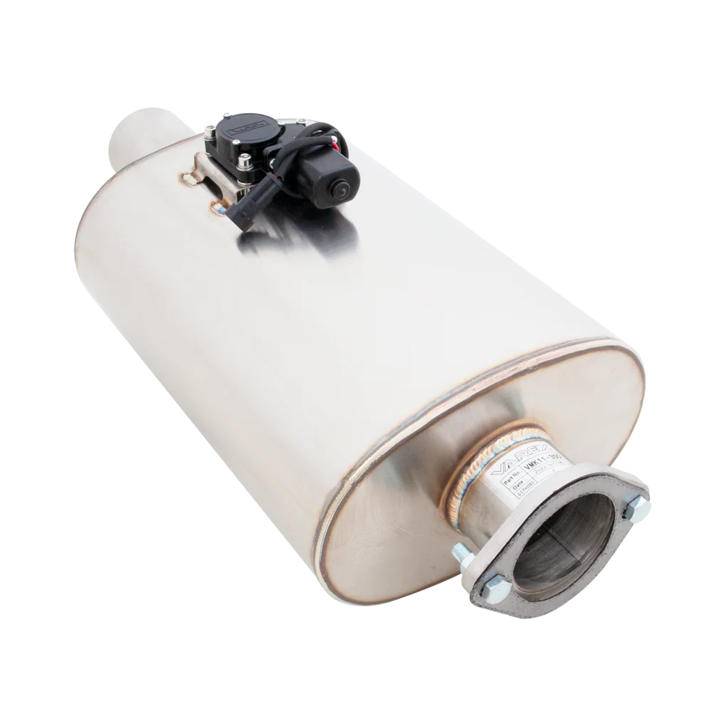 Universal Varex Valved Oval Muffler in 3Inch - Image 3