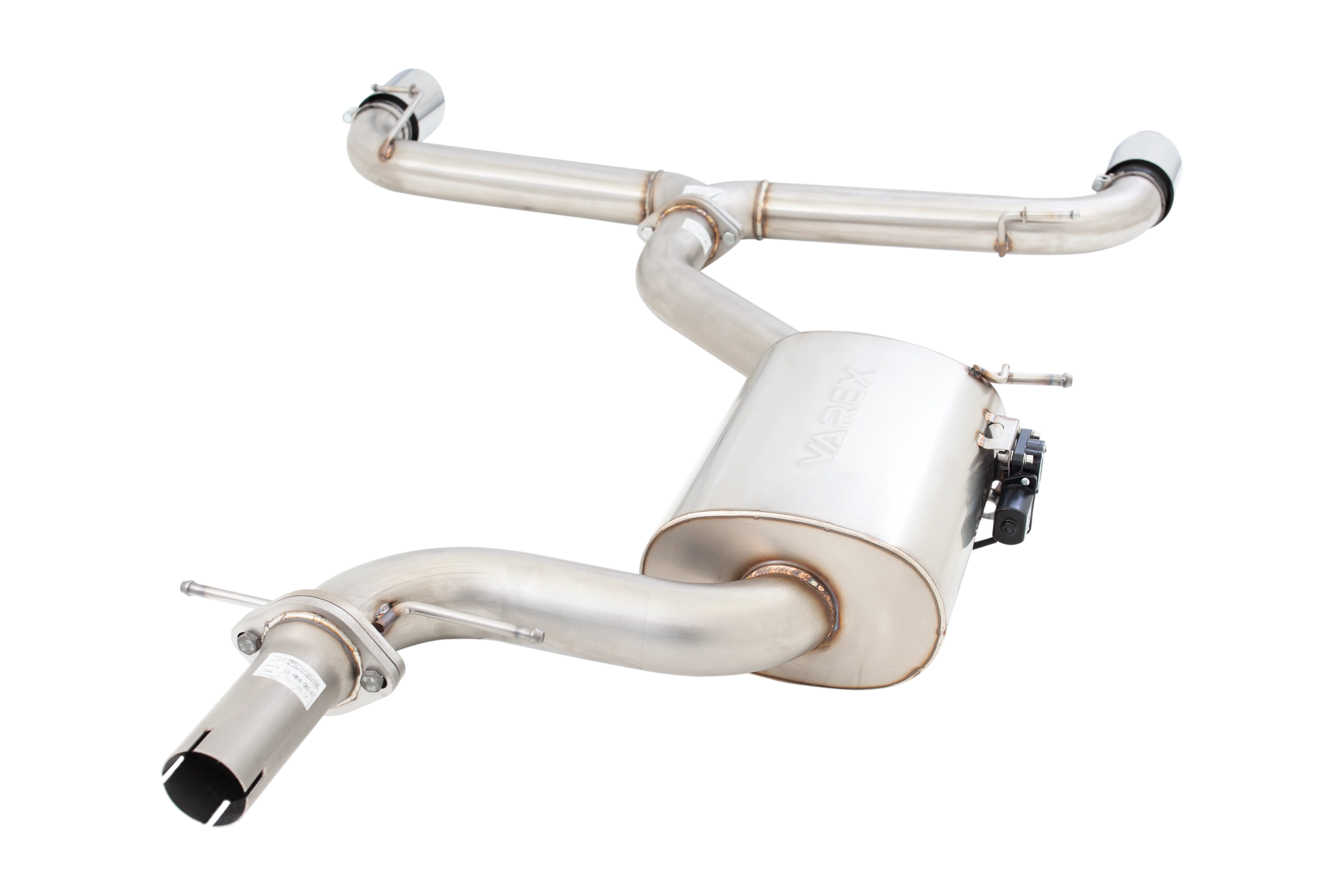 VW MK6 GTI Varex Valved Cat Back Exhaust System - Image 4